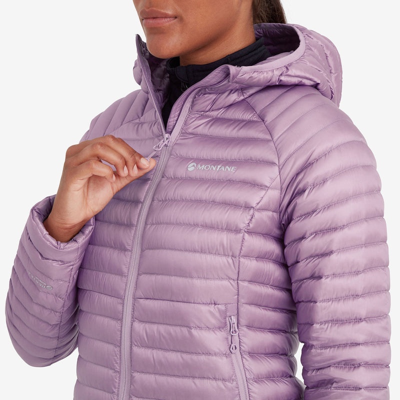 Montane Anti-Freeze Lite Mit Kapuze Daunenjacken Damen Lila | WDNT-13425