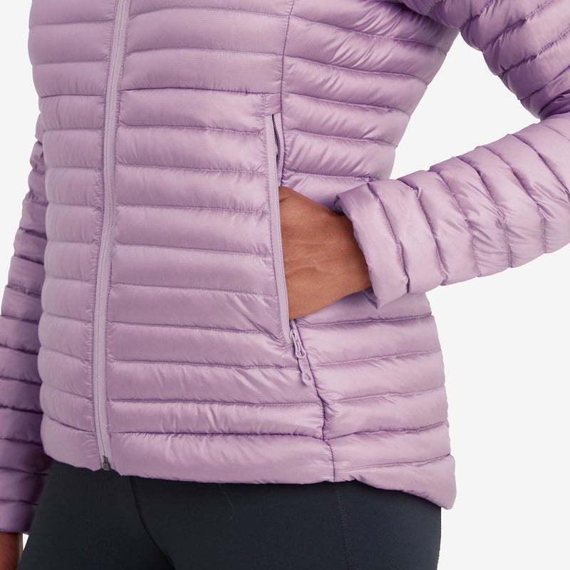 Montane Anti-Freeze Lite Mit Kapuze Daunenjacken Damen Lila | WDNT-13425