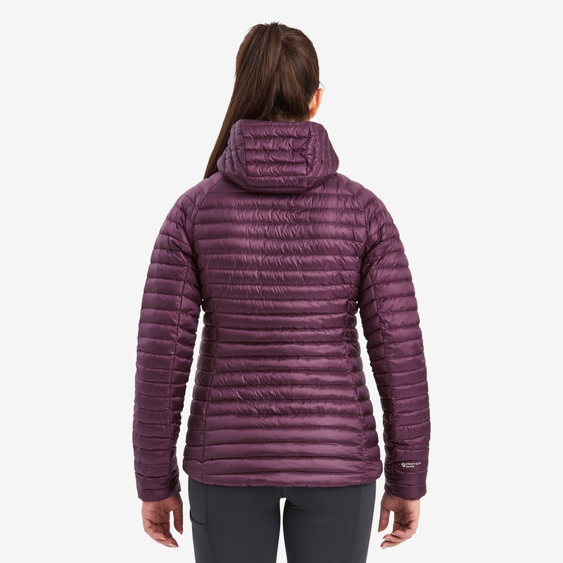 Montane Anti-Freeze Lite Mit Kapuze Daunenjacken Damen Bordeaux | HWUO-78609