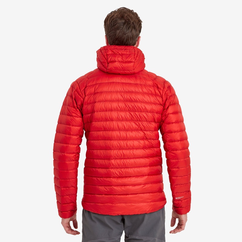 Montane Anti-Freeze Mit Kapuze Daunenjacken Herren Rot | OWVL-23497