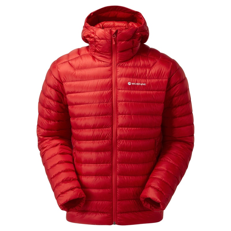 Montane Anti-Freeze Mit Kapuze Daunenjacken Herren Rot | OWVL-23497