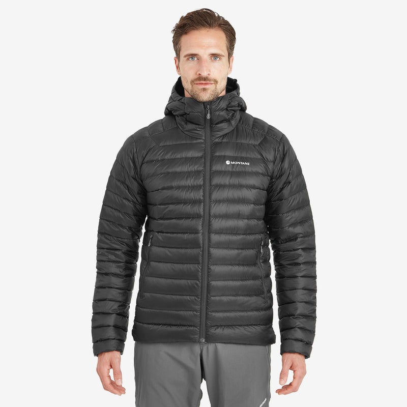 Montane Anti-Freeze Mit Kapuze Daunenjacken Herren Schwarz | JMFD-94078