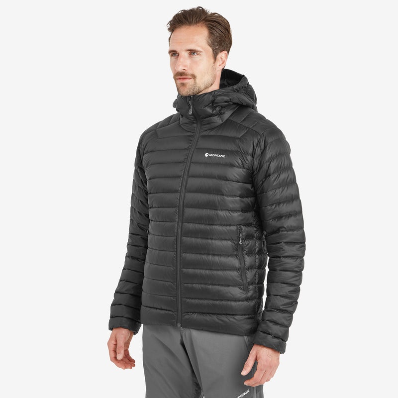 Montane Anti-Freeze Mit Kapuze Daunenjacken Herren Schwarz | JMFD-94078