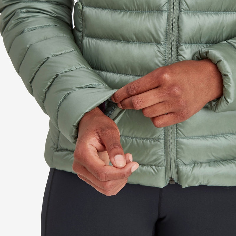 Montane Anti-Freeze Mit Kapuze Daunenjacken Damen Olivgrün | BKUH-23069