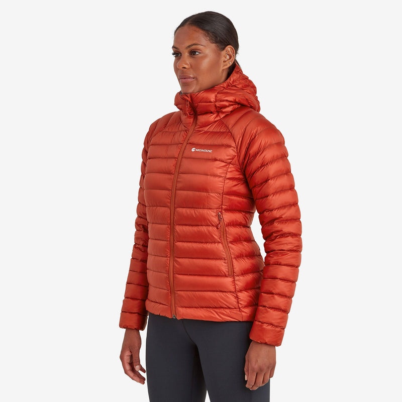 Montane Anti-Freeze Mit Kapuze Daunenjacken Damen Rot | NBEW-71532