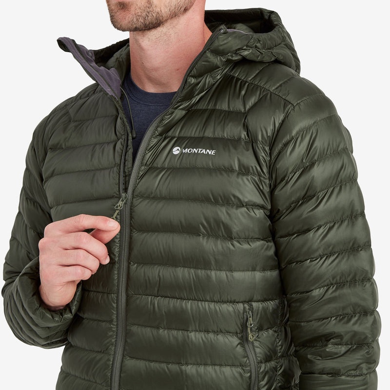 Montane Anti-Freeze Mit Kapuze Daunenjacken Herren Dunkelgrün | PFES-98635