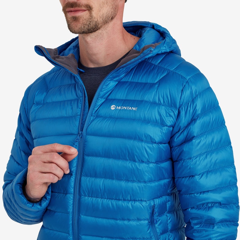 Montane Anti-Freeze Mit Kapuze Daunenjacken Herren Blau | LYER-17623