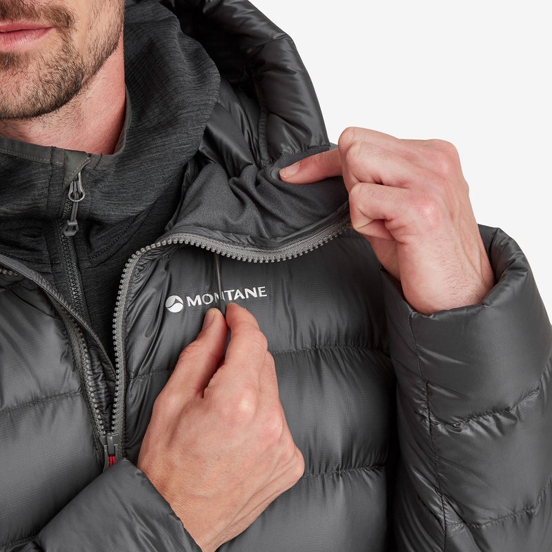 Montane Anti-Freeze XT Mit Kapuze Daunenjacken Herren Schwarz | EUHK-03418