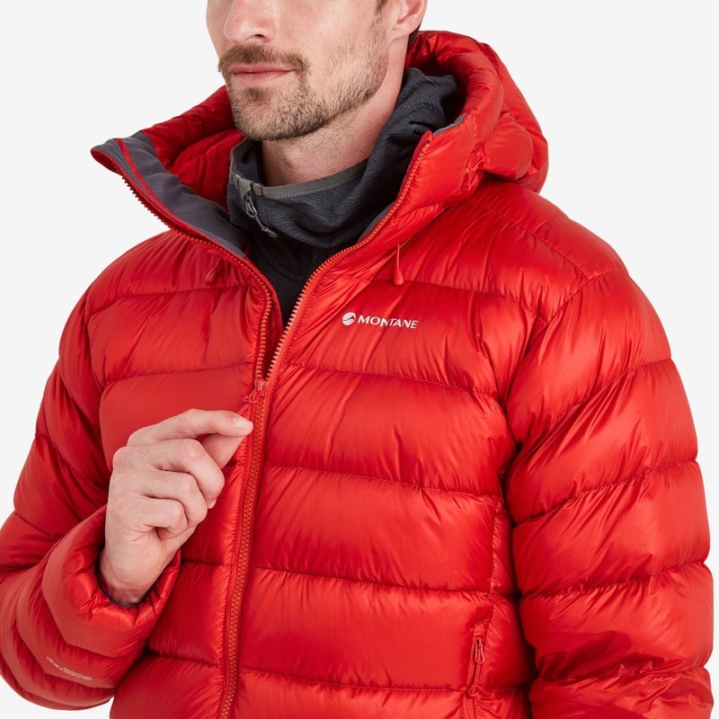 Montane Anti-Freeze XT Mit Kapuze Daunenjacken Herren Rot | ICVO-98760