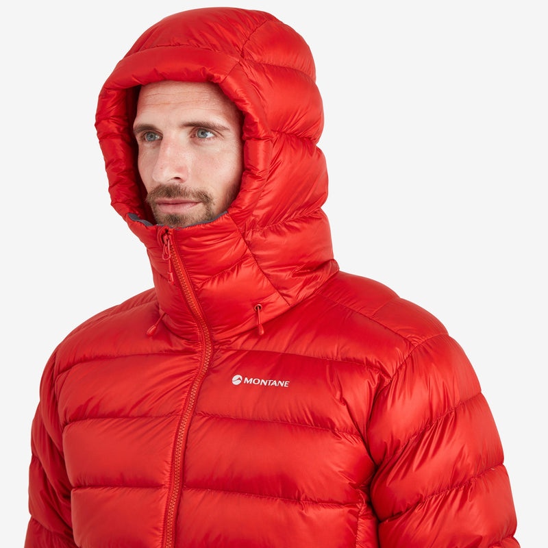 Montane Anti-Freeze XT Mit Kapuze Daunenjacken Herren Rot | ICVO-98760