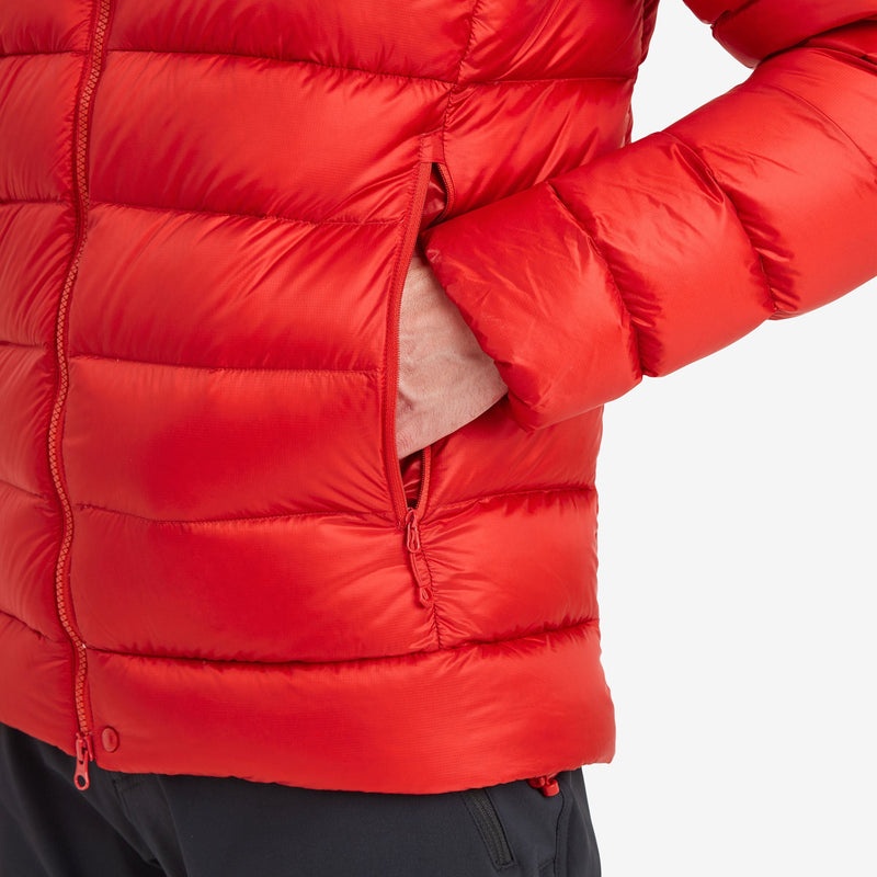 Montane Anti-Freeze XT Mit Kapuze Daunenjacken Herren Rot | ICVO-98760