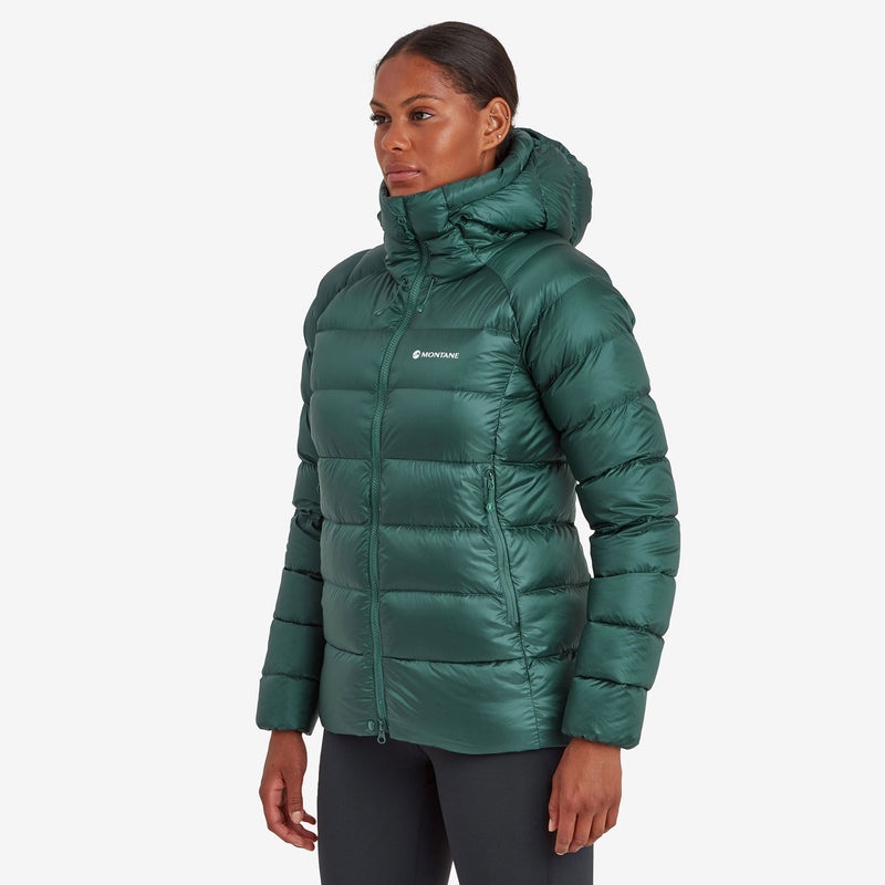 Montane Anti-Freeze XT Mit Kapuze Daunenjacken Damen Dunkelgrün | UHET-34752