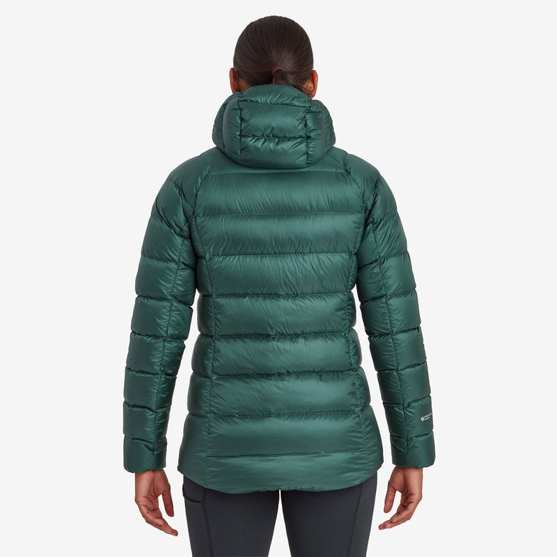 Montane Anti-Freeze XT Mit Kapuze Daunenjacken Damen Dunkelgrün | UHET-34752