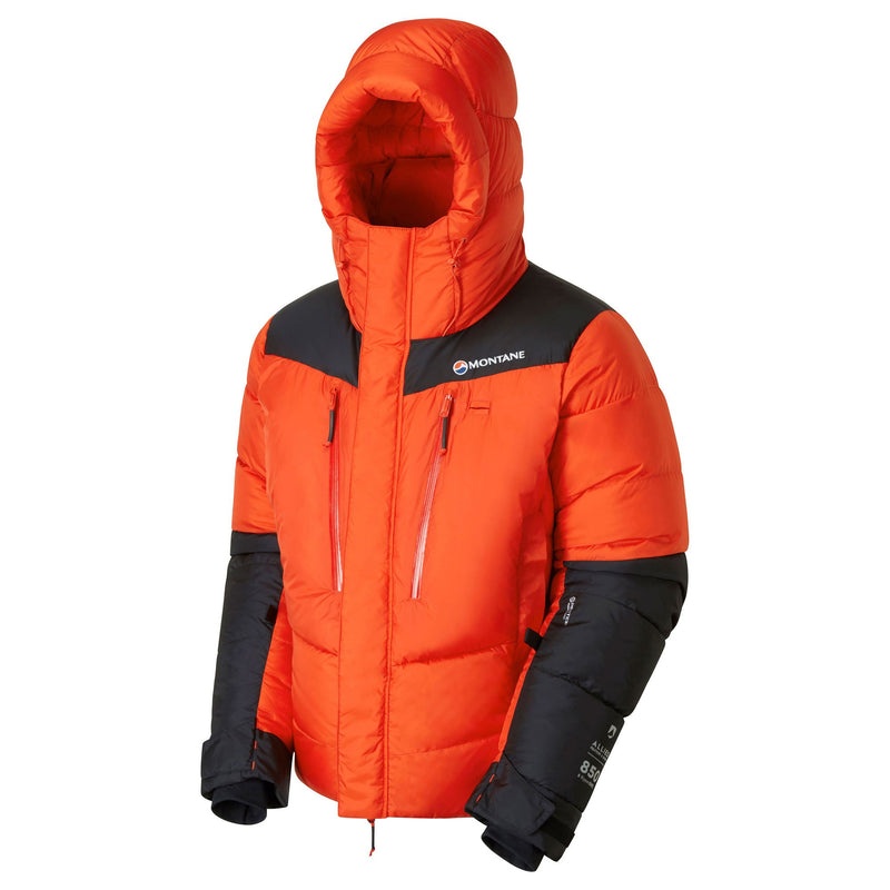 Montane Apex 8000 Daunenjacken Damen Orange Schwarz | CNLJ-97481