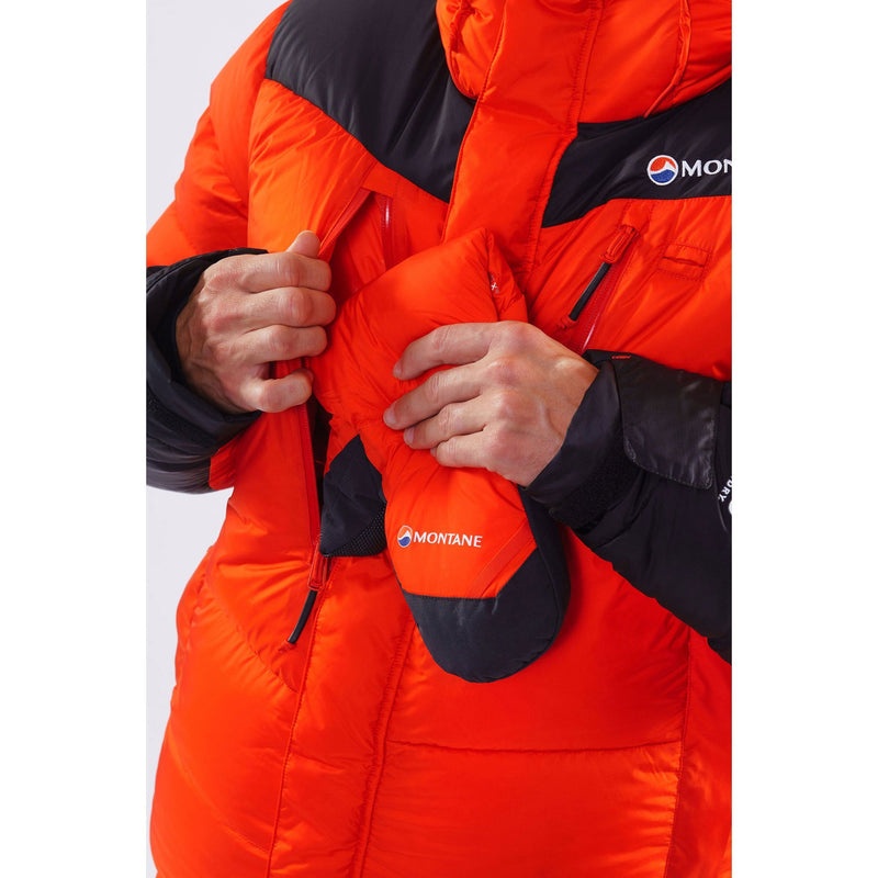 Montane Apex 8000 Daunenjacken Damen Orange Schwarz | CNLJ-97481