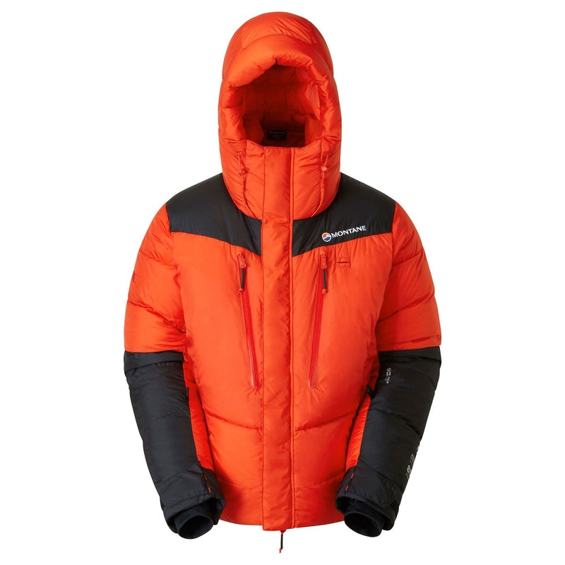 Montane Apex 8000 Daunenjacken Damen Orange Schwarz | CNLJ-97481