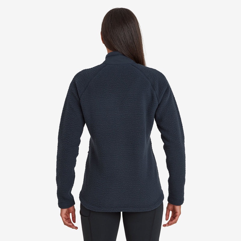 Montane Chonos Fleece Smock Pull On Sweatshirts Damen Navy | LUKS-61297