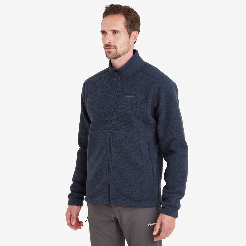 Montane Chonos Fleecejacken Herren Navy | QEFW-85702