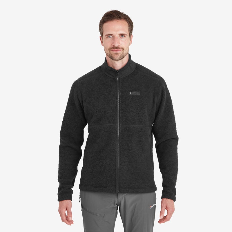 Montane Chonos Fleecejacken Herren Schwarz | DQVF-49815