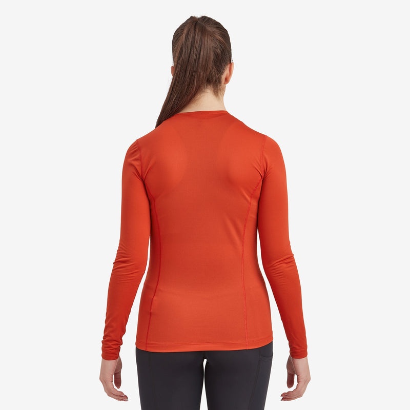 Montane Dart Lite Long Sleeve T-Shirt Damen Orange | ONFI-93057