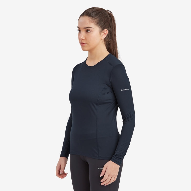 Montane Dart Lite Long Sleeve T-Shirt Damen Navy | JGED-31586