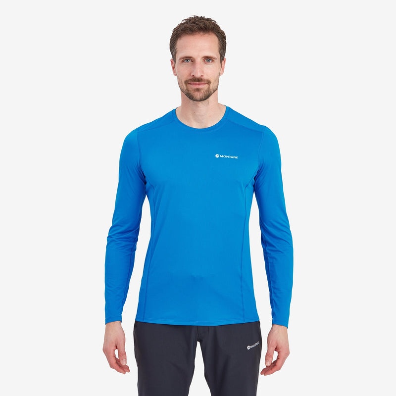 Montane Dart Lite Long Sleeve T-Shirt Herren Blau | CENH-80917