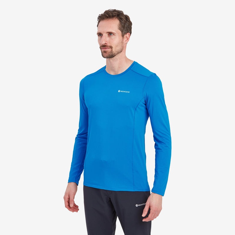 Montane Dart Lite Long Sleeve T-Shirt Herren Blau | CENH-80917