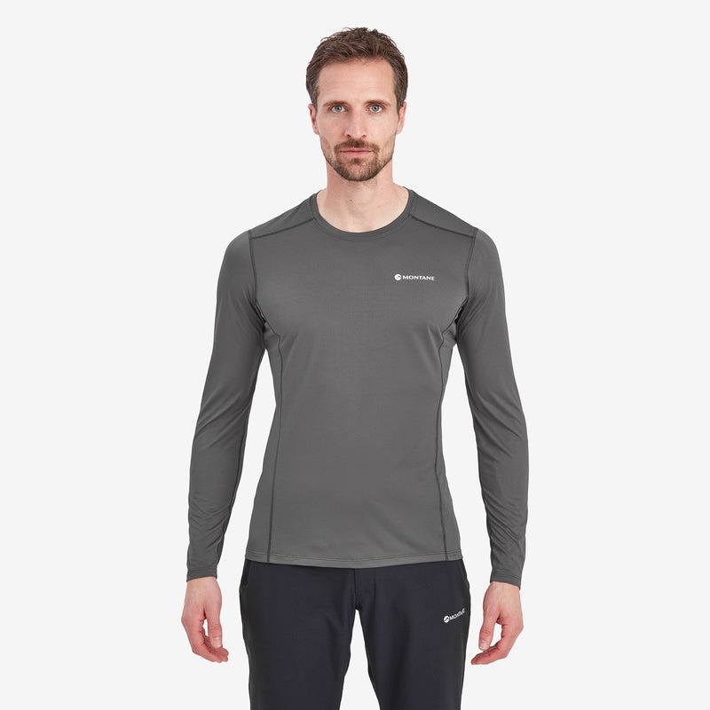 Montane Dart Lite Long Sleeve T-Shirt Herren Dunkelgrau | GMCJ-43971