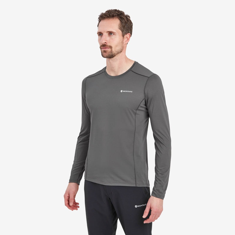 Montane Dart Lite Long Sleeve T-Shirt Herren Dunkelgrau | GMCJ-43971