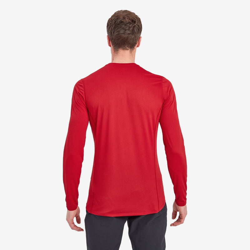 Montane Dart Lite Long Sleeve T-Shirt Herren Rot | FIEQ-52903