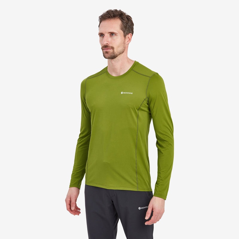 Montane Dart Lite Long Sleeve T-Shirt Herren Grün | QPKU-01279