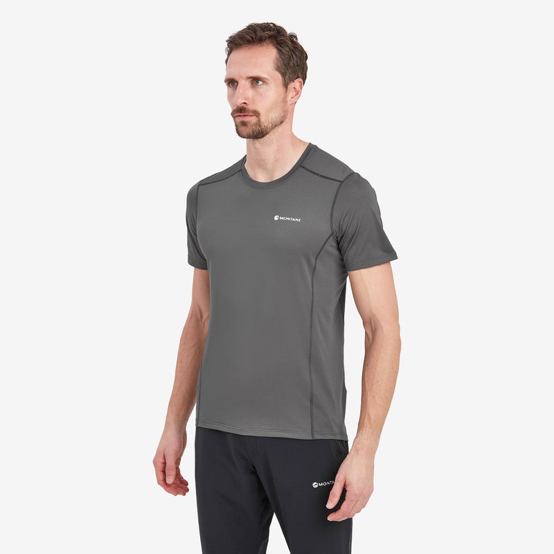 Montane Dart Lite T-Shirt Herren Dunkelgrau | HWCU-24573