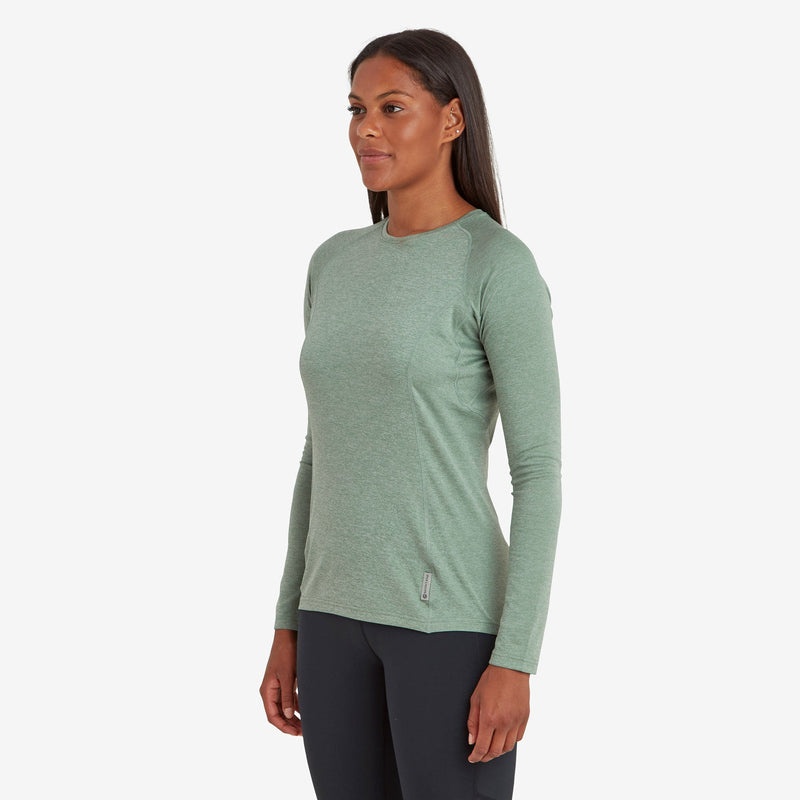 Montane Dart Long Sleeve T-Shirt Damen Grün | XDPG-42839