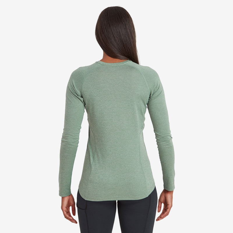 Montane Dart Long Sleeve T-Shirt Damen Grün | XDPG-42839