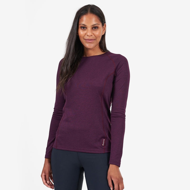 Montane Dart Long Sleeve T-Shirt Damen Lila | QPSY-60859