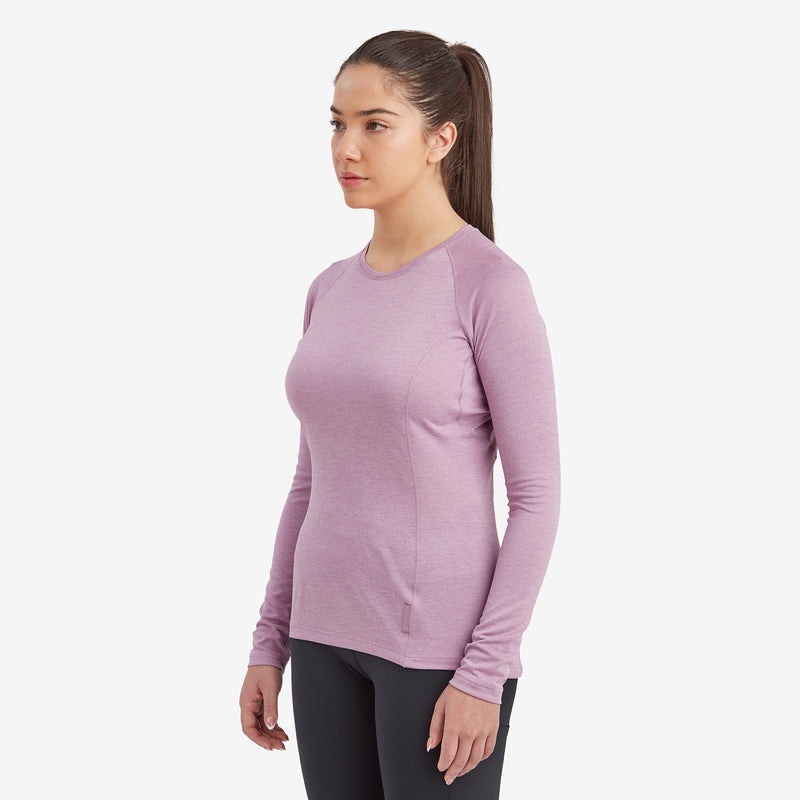 Montane Dart Long Sleeve T-Shirt Damen Lila | DBRY-43569