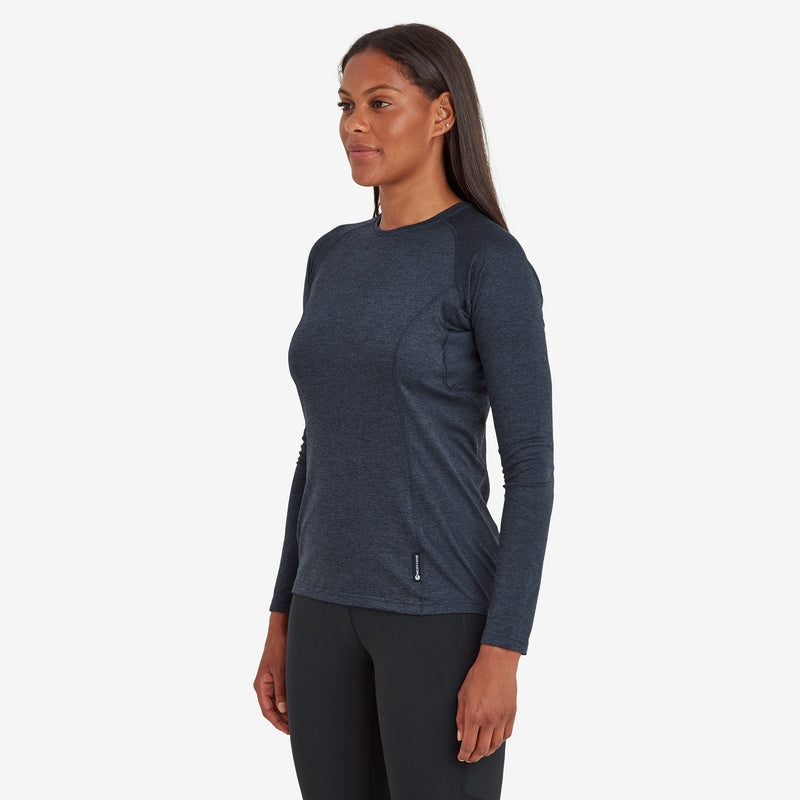 Montane Dart Long Sleeve T-Shirt Damen Navy | EDMS-73259