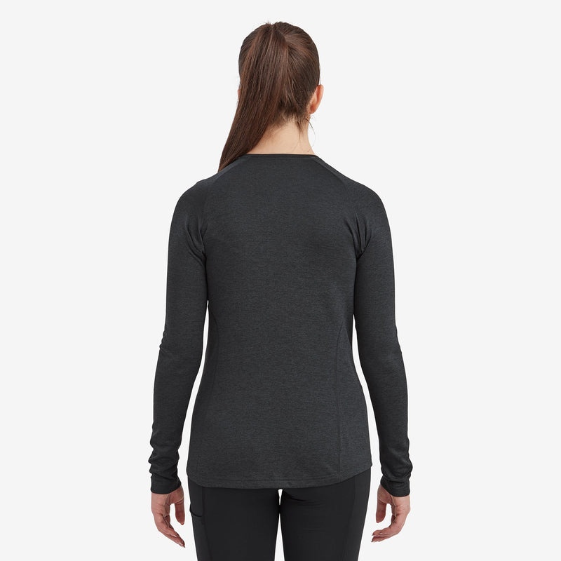 Montane Dart Long Sleeve T-Shirt Damen Schwarz | FLDM-20735