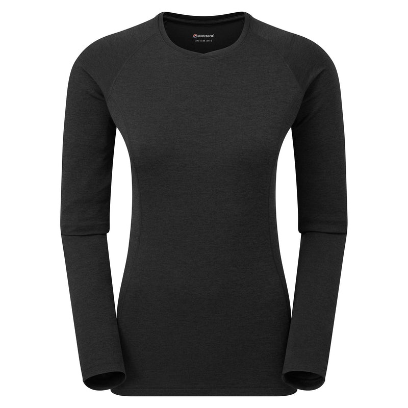 Montane Dart Long Sleeve T-Shirt Damen Schwarz | FLDM-20735