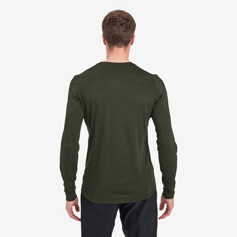 Montane Dart Long Sleeve T-Shirt Herren Dunkelgrün | CYJO-04159