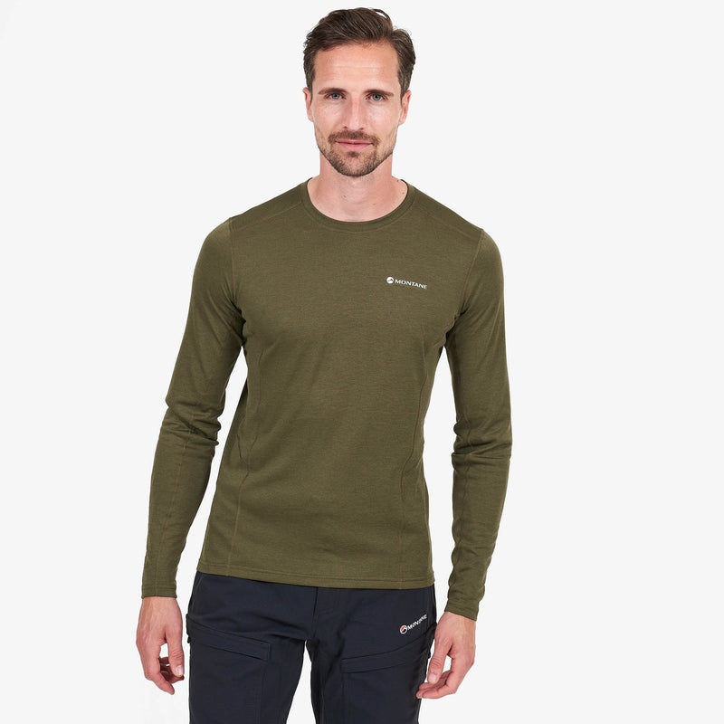 Montane Dart Long Sleeve T-Shirt Herren Dunkelgrün | SWOF-10785