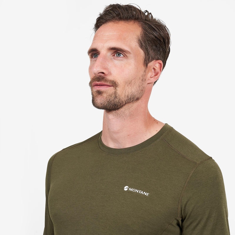 Montane Dart Long Sleeve T-Shirt Herren Dunkelgrün | SWOF-10785