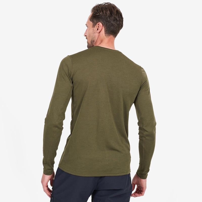 Montane Dart Long Sleeve T-Shirt Herren Dunkelgrün | SWOF-10785