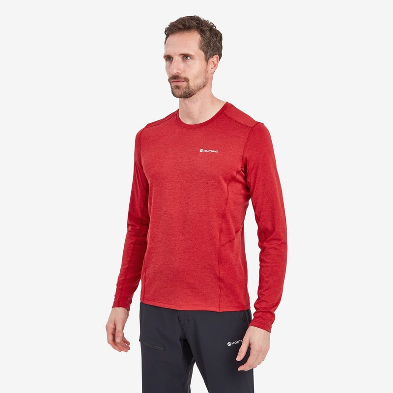 Montane Dart Long Sleeve T-Shirt Herren Rot | ECQP-74032