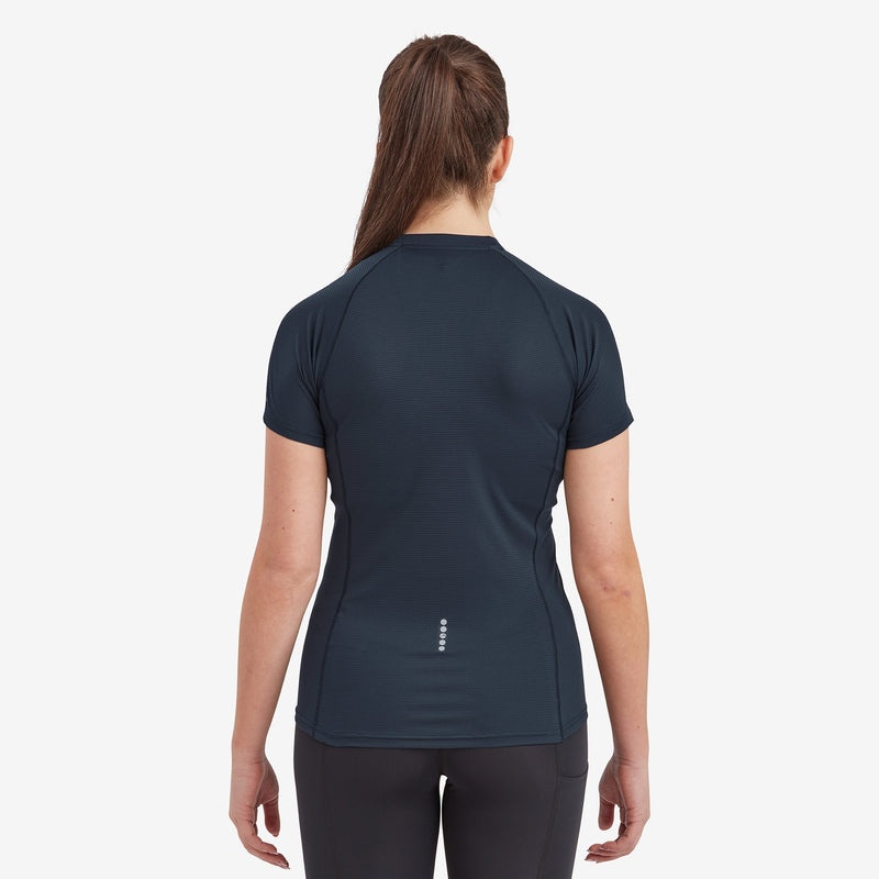 Montane Dart Nano Zip T-Shirt Damen Navy | GWHD-84672