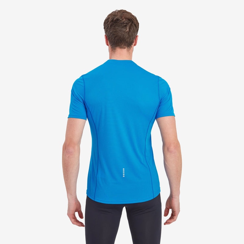 Montane Dart Nano Zip T-Shirt Herren Blau | IUYB-48697