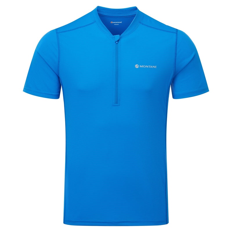 Montane Dart Nano Zip T-Shirt Herren Blau | IUYB-48697