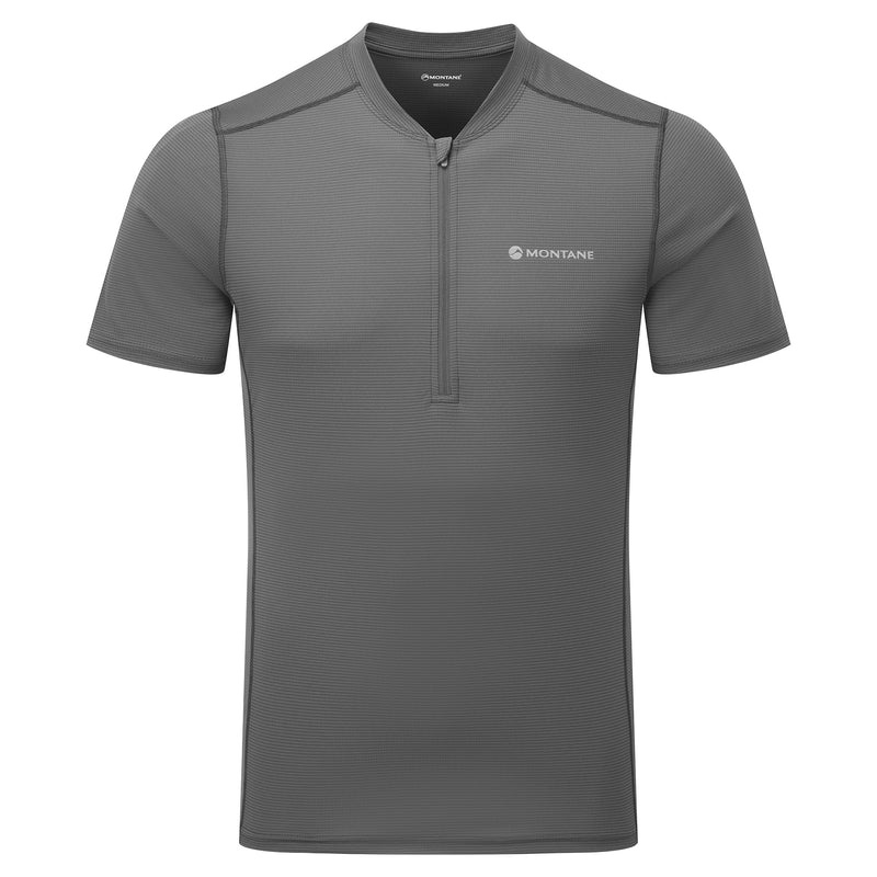 Montane Dart Nano Zip T-Shirt Herren Dunkelgrau | EJCB-34765