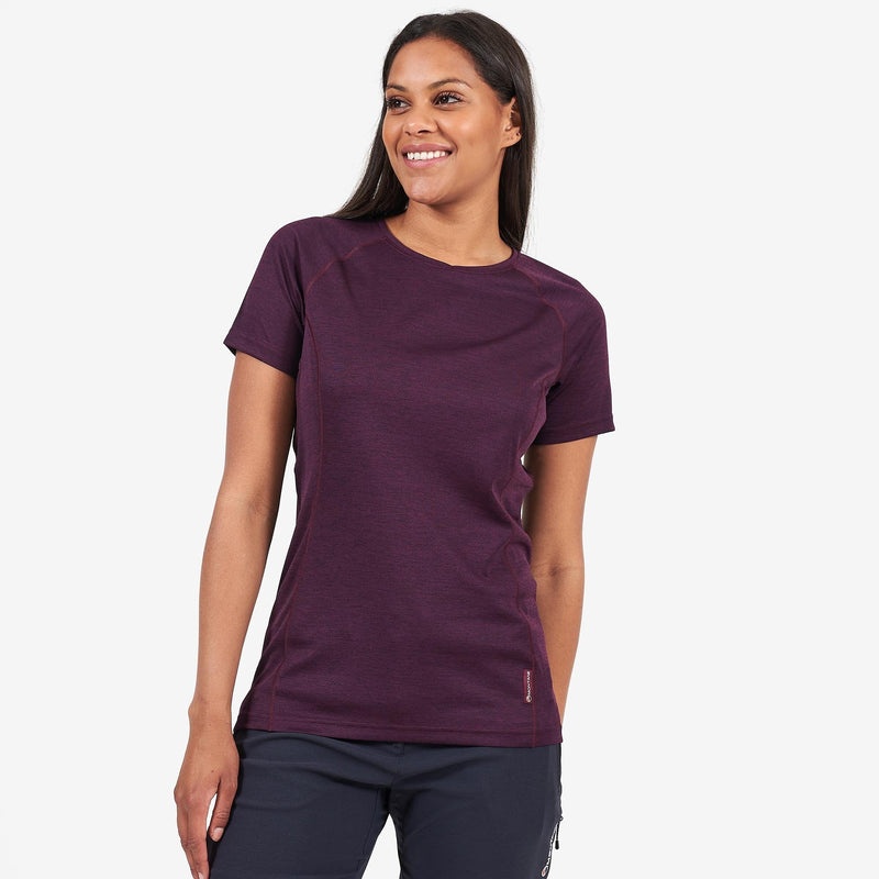 Montane Dart T-Shirt Damen Lila | MLBG-48067