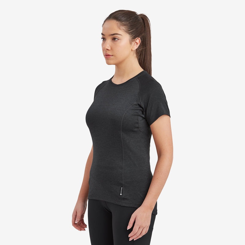 Montane Dart T-Shirt Damen Schwarz | OHPW-21054